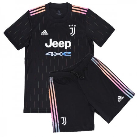 Fußballtrikots Juventus Kinder Auswärts Trikotsatz 2021-2022 Fußballtrikots Juventus Kinder Auswärts Trikotsatz 2021-2022